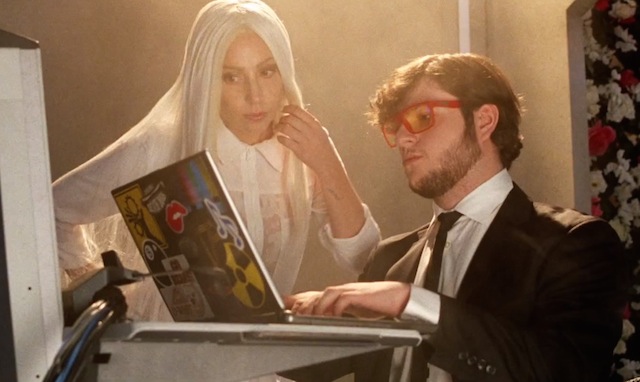 Lady Gaga playing Minecraft