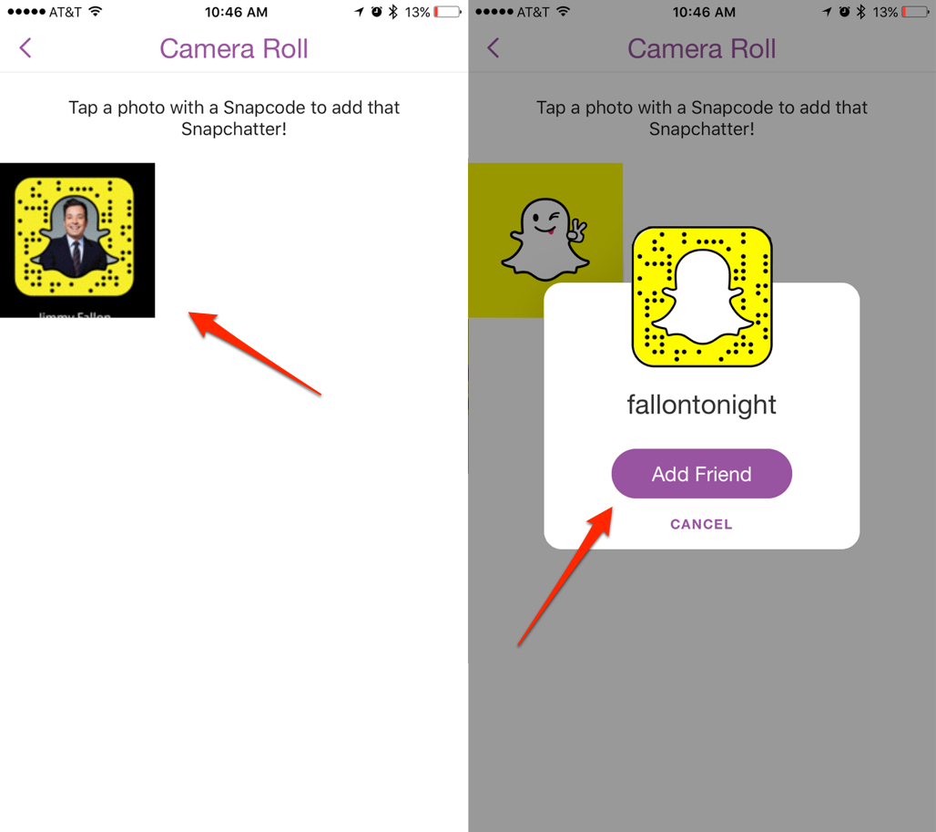 How to snap celebs on snap