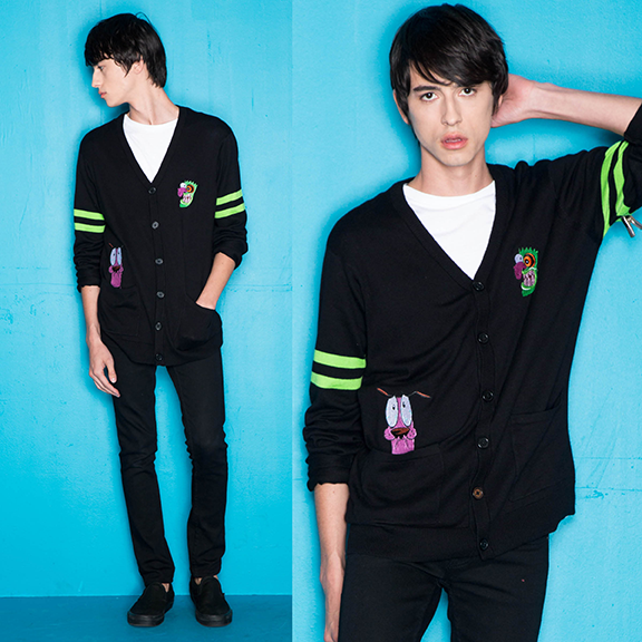 Courage the Cowardly Dog cardigan