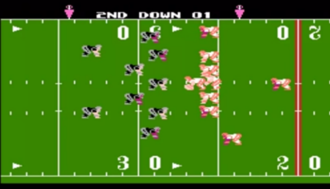 nes games: Tecmo Bowl